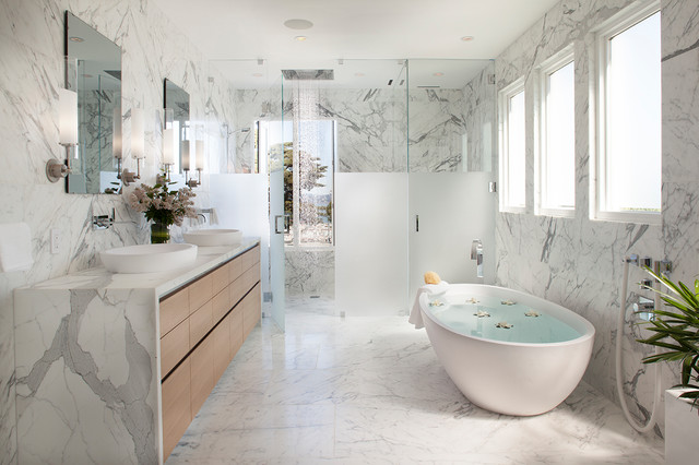 Master Bath modern-badezimmer