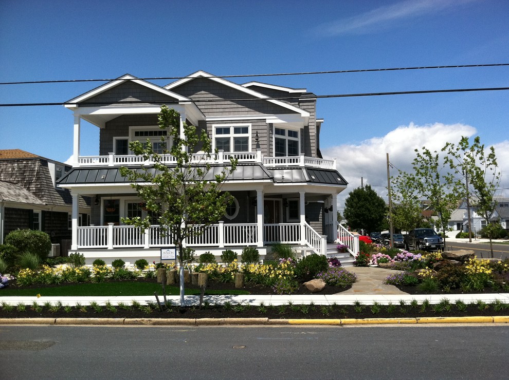 Avalon NJ Beach Homes Beach Style Exterior Philadelphia by