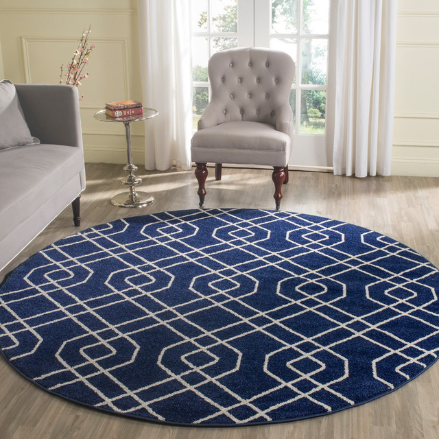 Addison Indoor Outdoor Rug Navy Beige 4 X6 Addison Indoor Outdoor Rug Navy Beige 4 X6