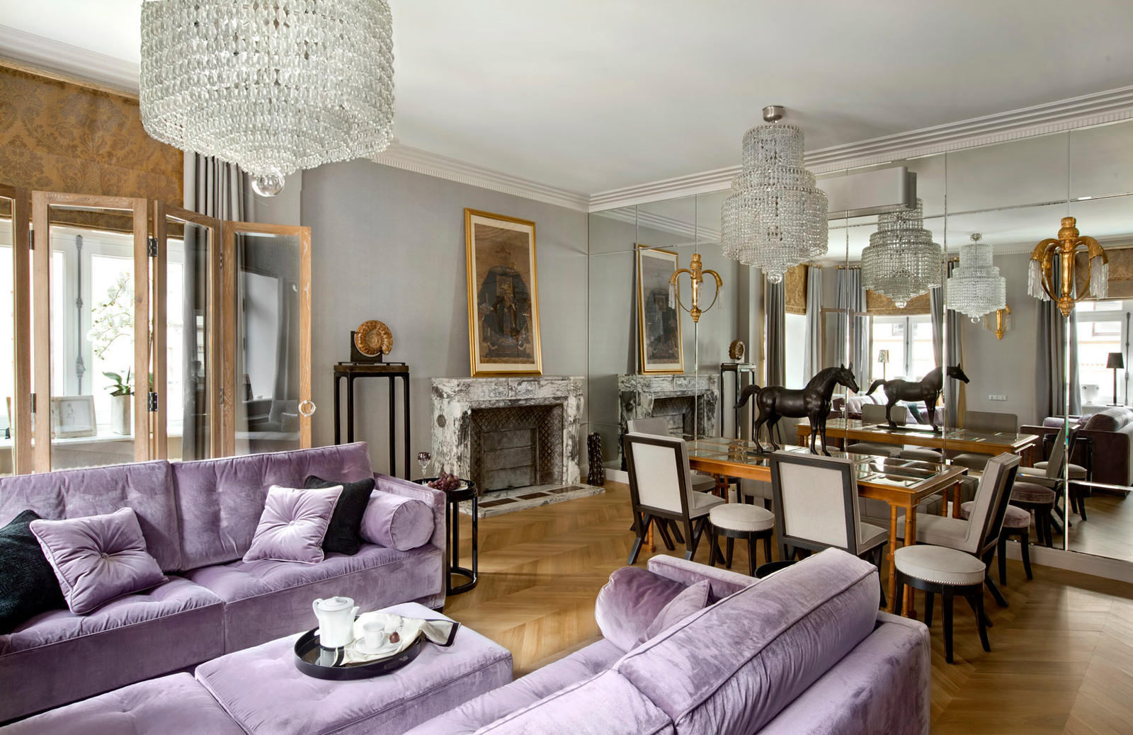 В серой дымке