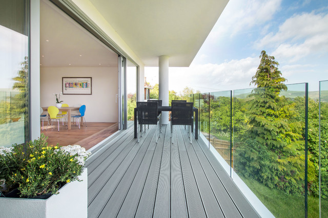 South Downs House contemporain-balcon