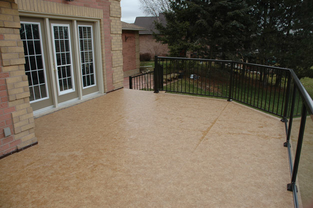 Example of a rooftop deck design in Phoenix with no cover