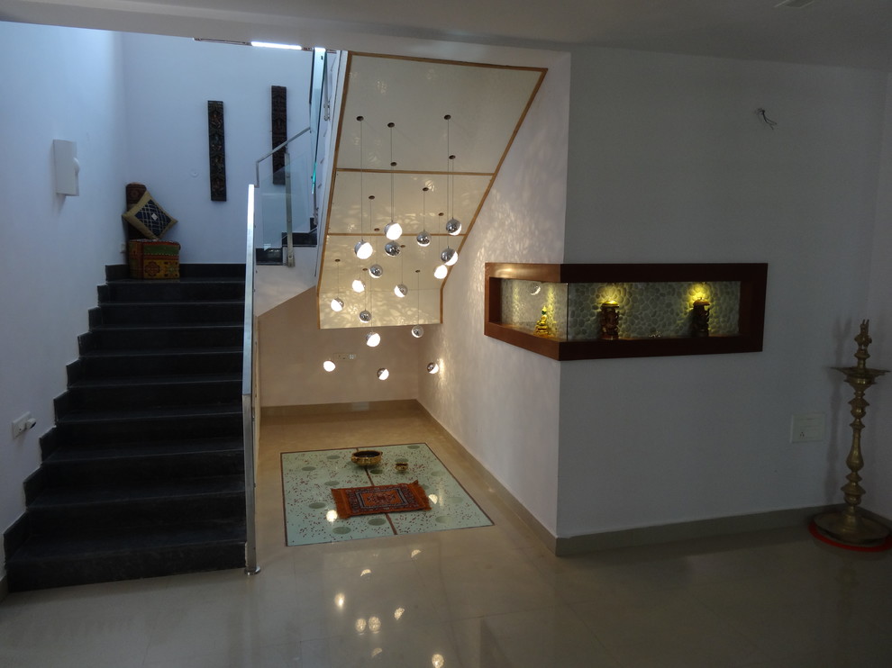Photo of an Indian staircase in Hyderabad.