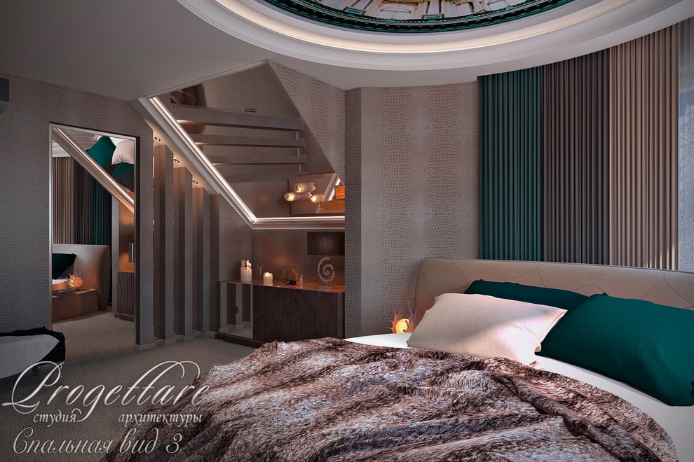 Загородный дом с двухсветной гостиной