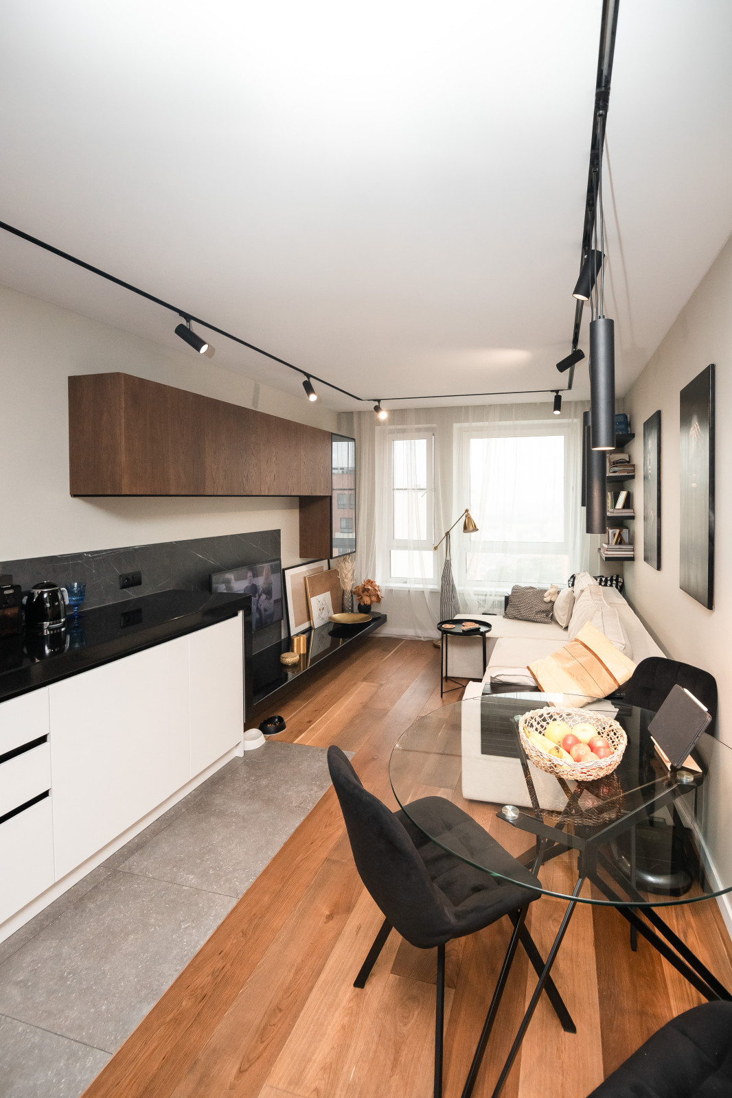 Кухня-гостиная в стиле минимализм