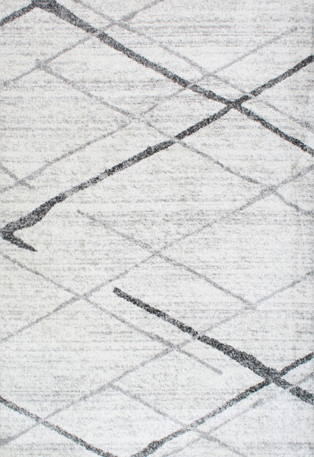 Coffield Rug Contemporary Area Rugs By Nuloom Coffield Rug Gray