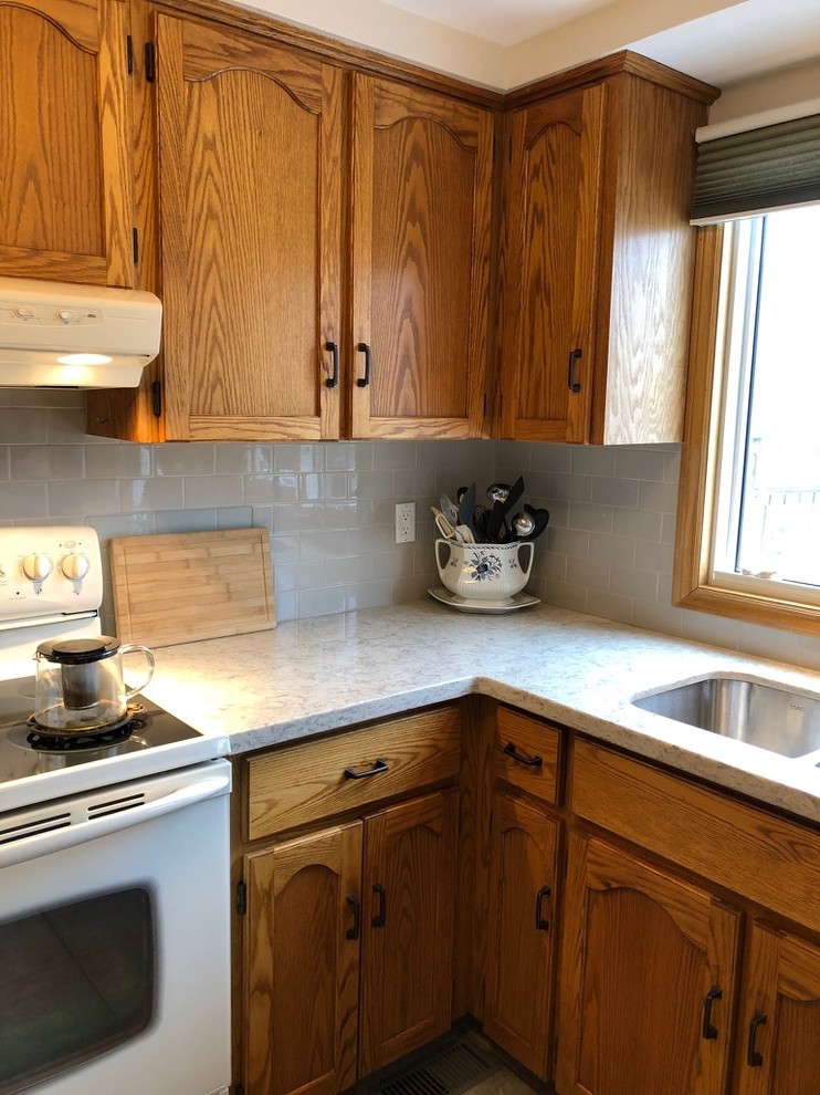 Inspiration for a transitional kitchen remodel in Toronto