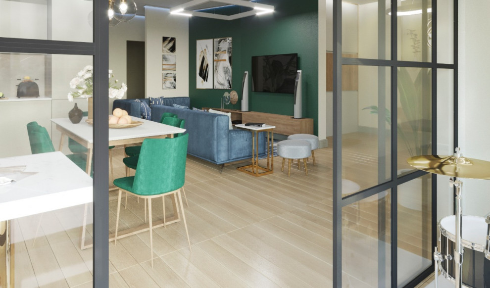 Гостиная-прихожая. Анапа, ул. Шевченко