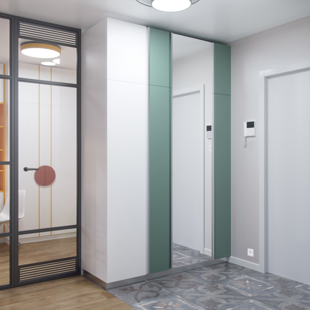 Яркая однушечка для молодой мамы с дочкой