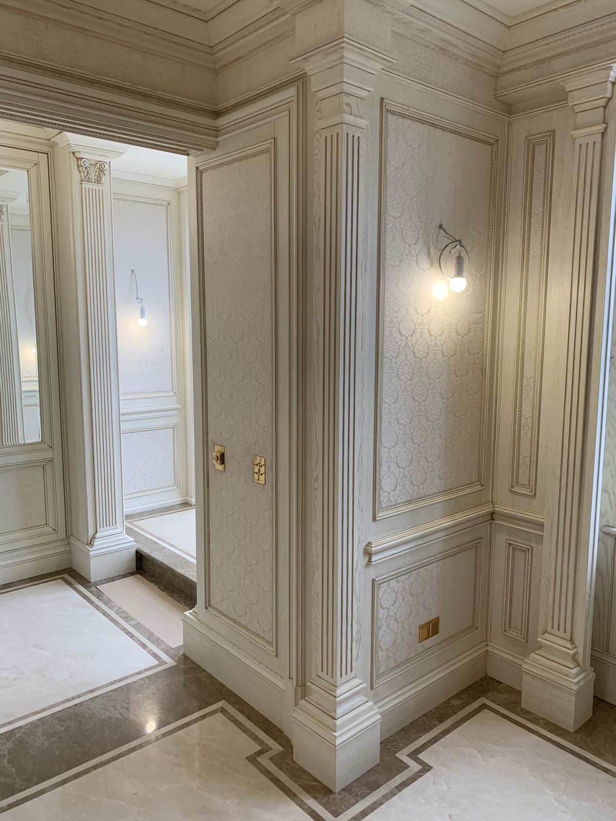 Деревянный интерьер квартиры