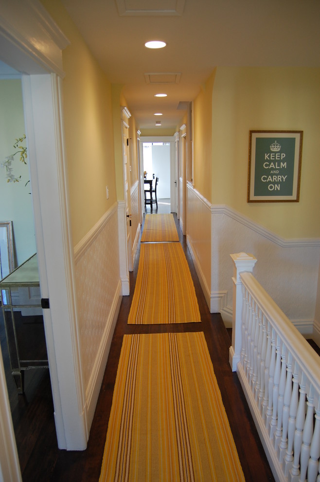 This is an example of a traditional hallway in San Francisco.