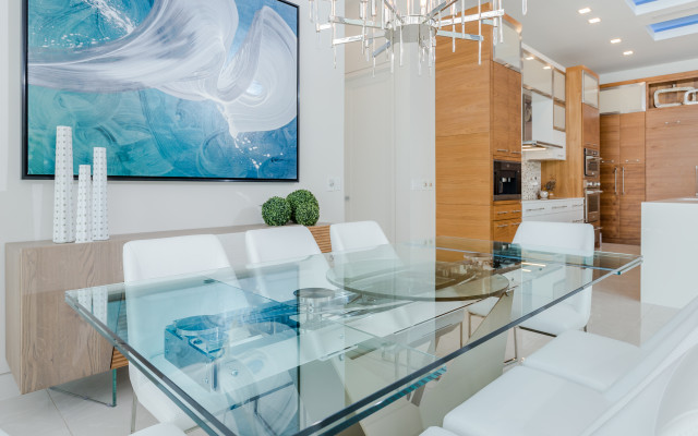 Riverside Splash modern-esszimmer