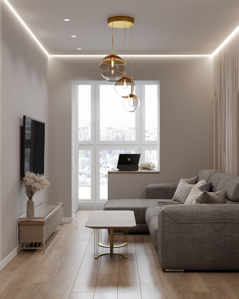 Дизайн-проект квартиры с детской и кабинетом