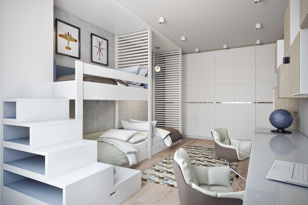 Дизайн интерьера "Многоликость серого"