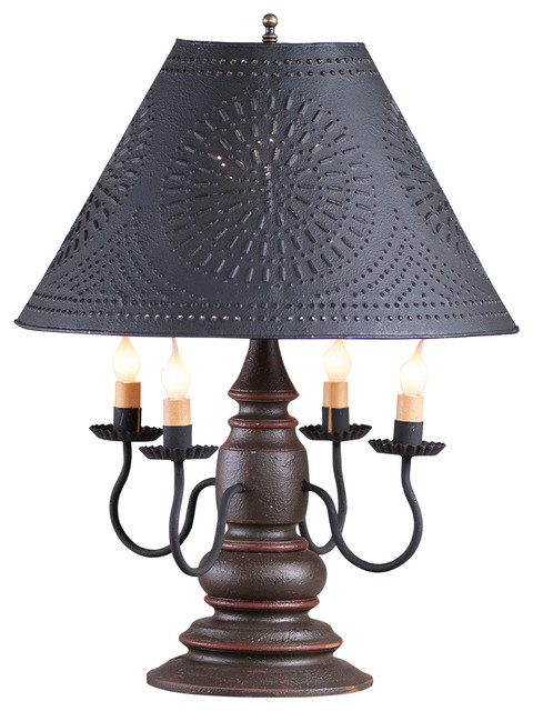 Harrison Lamp Espresso With Shade