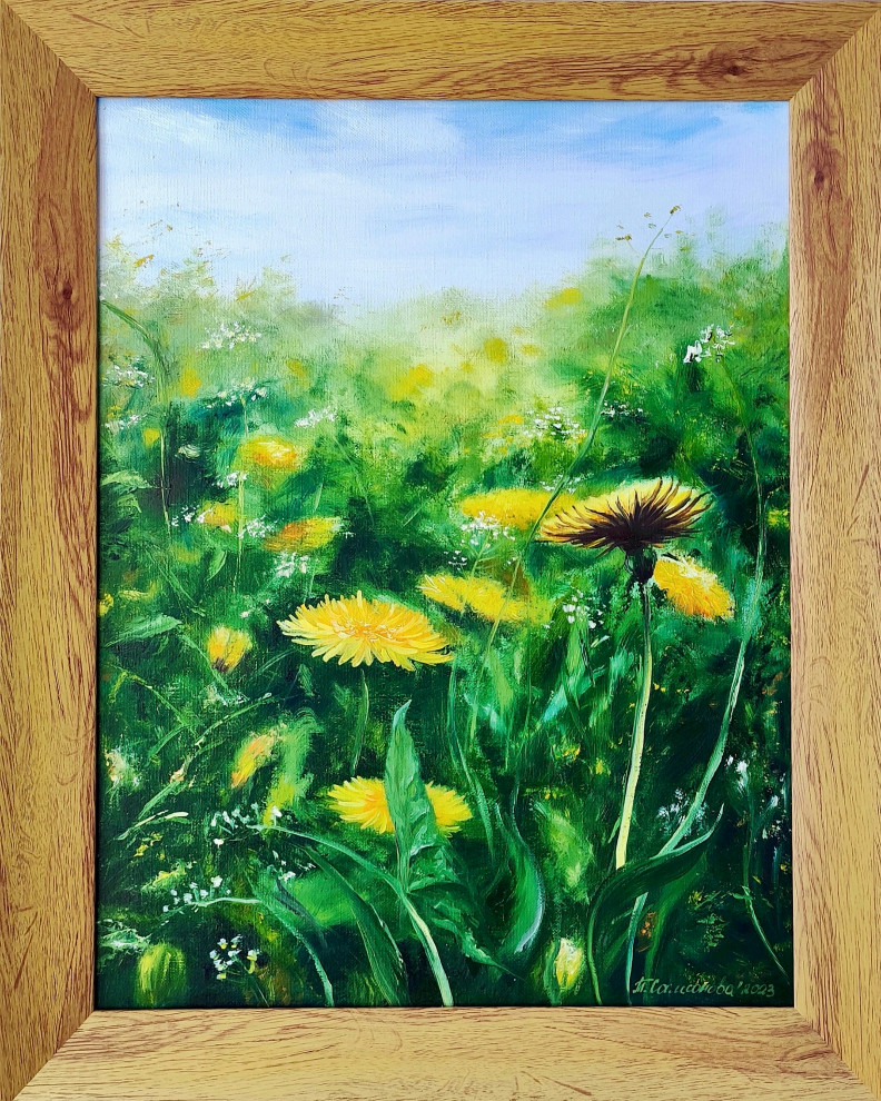 Картина "Одуванчики"