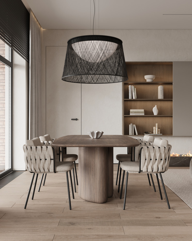 Коттедж (240 кв). Кухня-гостиная