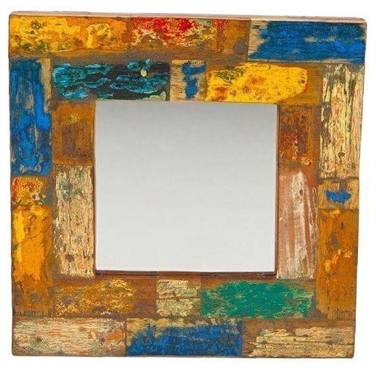 Pre-owned Wish Craft Reclaimed Wood Mirror
