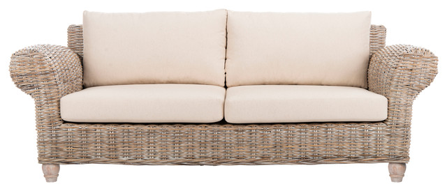 Safavieh Tahiti Wicker 2 5 Seater Sofa Tropical Sofas By Safavieh Tahiti Wicker 2 5 Seater Sofa