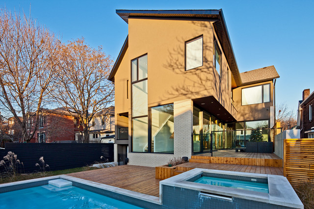 150 W contemporary-house-exterior