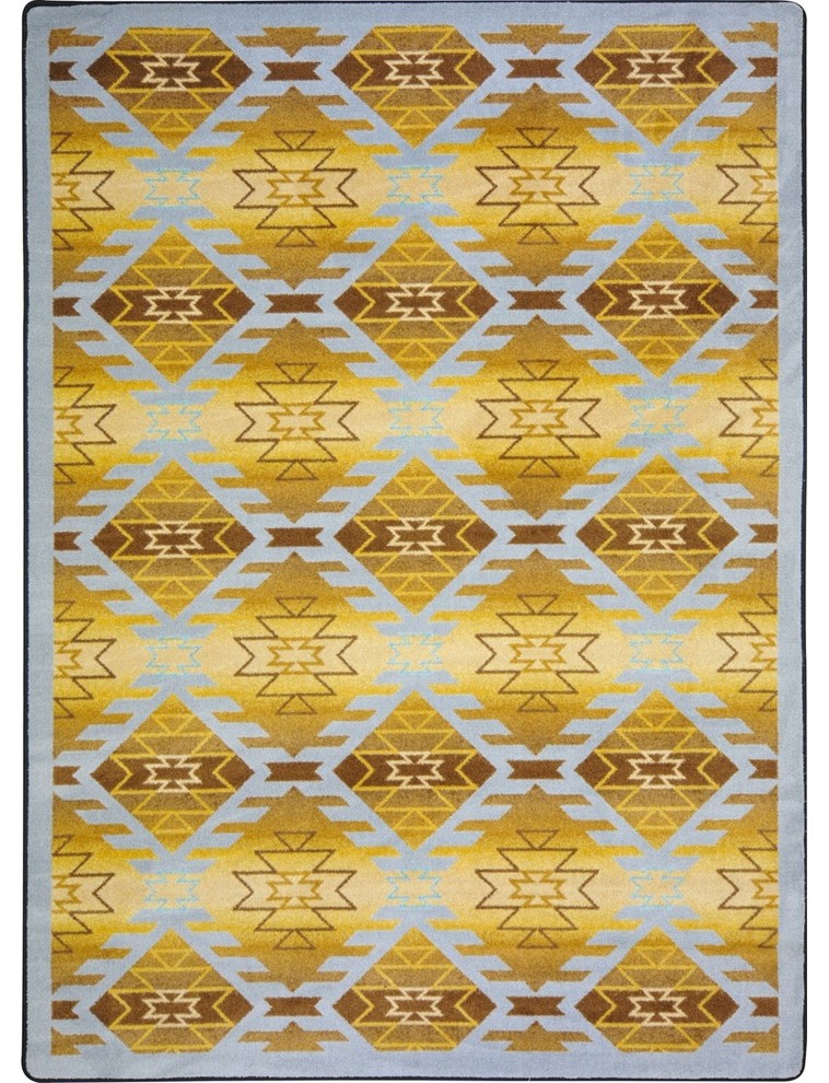 Kaleidoscope, Whimsical Area Rugs Canyon Ridge Rug, 5'4