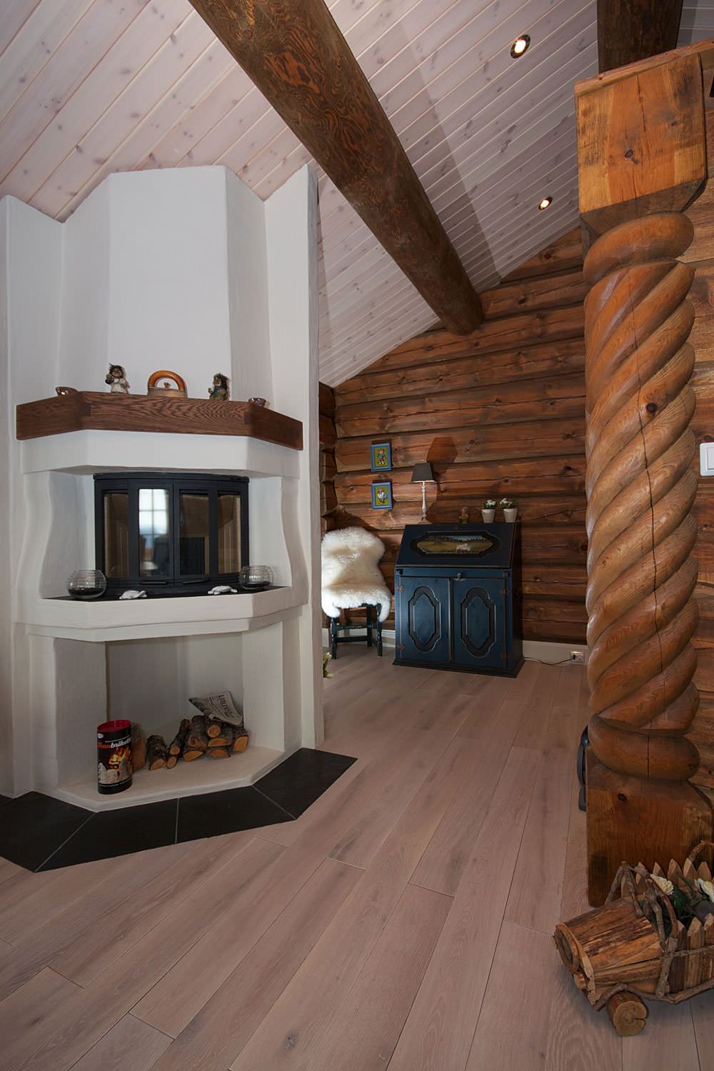 Интерьер деревянного дома