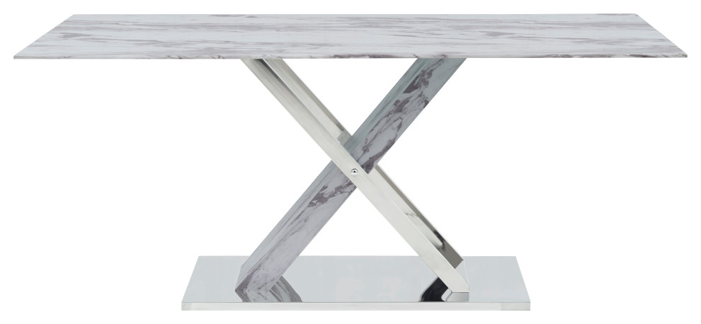 Dining Table White/Gray