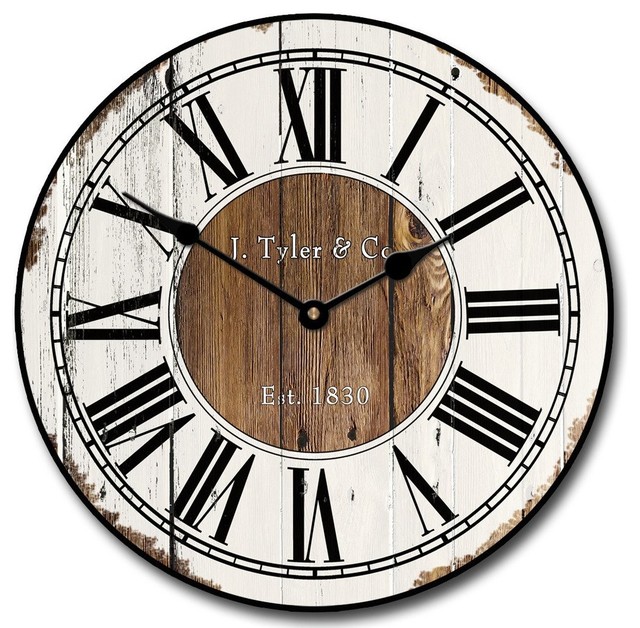 Old Gallery Wall Clock, 12"