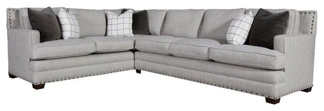Riley Sectional Left Arm Sofa Right Corner Transitional Riley Sectional Left Arm Sofa Right