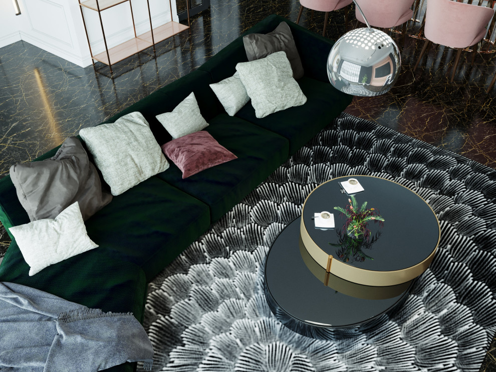 Дизайн гостиной в загородном доме. г. Тула