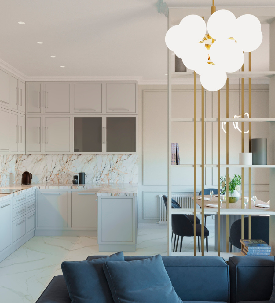 Квартира в стиле неоклассика в ЖК FAMILIA