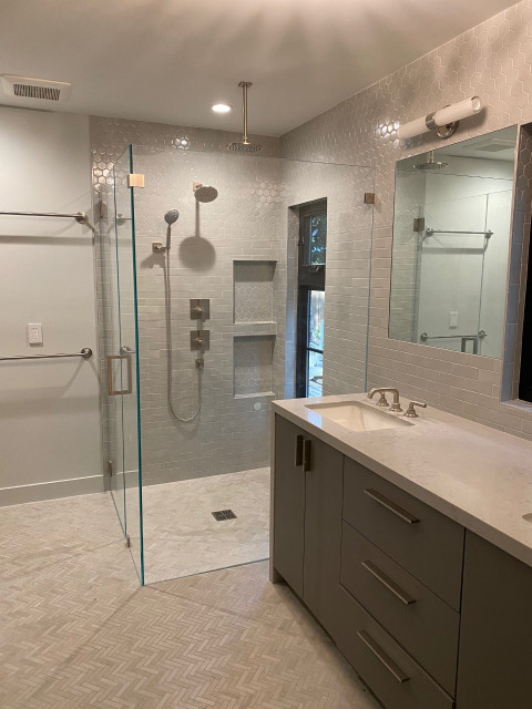 Crescent Park, Palo Alto- Home remodel - Contemporary - Bathroom - San ...