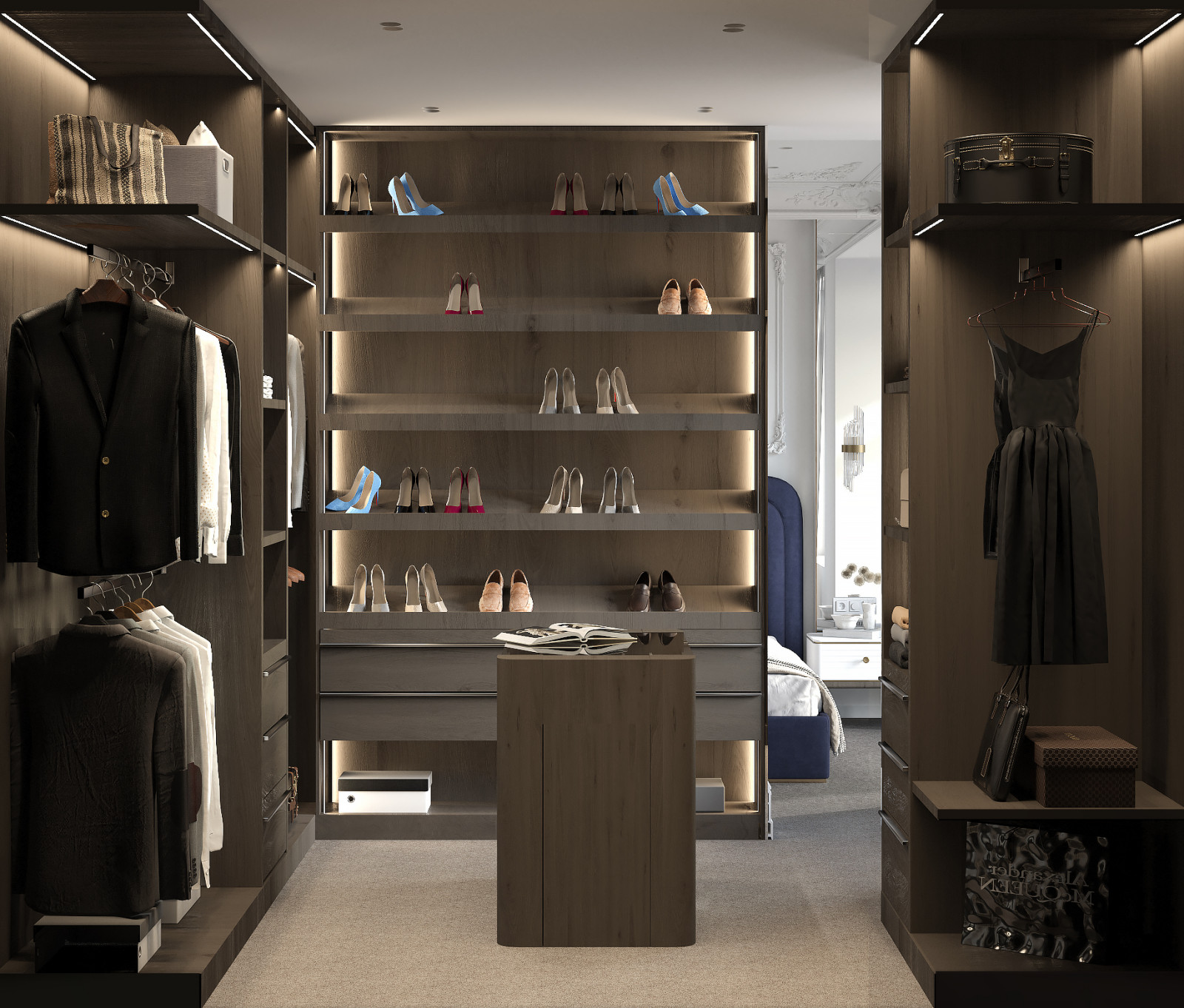 Драгоценная шкатулка, проект в стиле Арт-деко в ЖК Тихвин