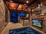 Rustic Pool by Aaron Fine Architectural Photographer