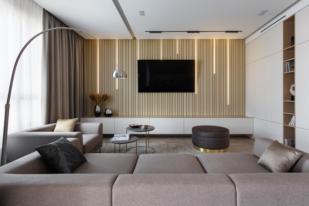 Реализованная квартира в ЖК Макаровский. Кухня-гостиная