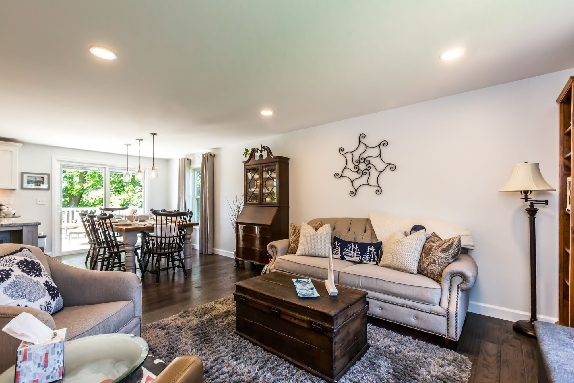 Contemporary Craftsman Living Room