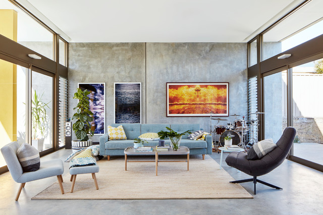 Elliot Road industrial-living-room