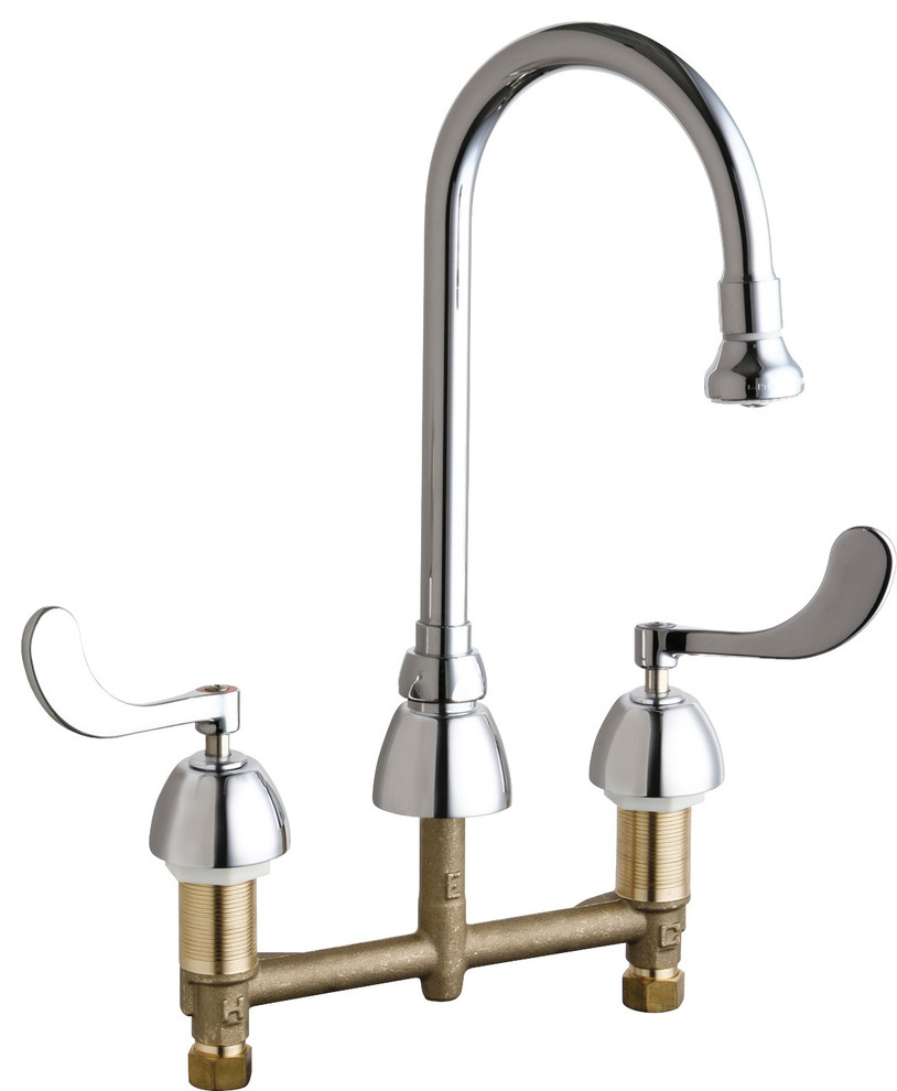 Chicago Faucets 786-AB Commercial Grade High Arch Kitchen Faucet - Chrome