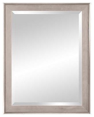 Natalia Wall Mirror Light Silver Bathroom Mirrors By C Natalia Wall Mirror Light Silver 26 X 30
