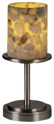 Justice Design Group ALR-8798 Table Lamp Alabaster Rocks! Collection