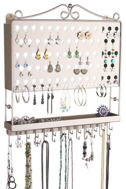 Jewelry Display Hanging Earring Necklace Ring Hanger Holder Rack Storage Decor 