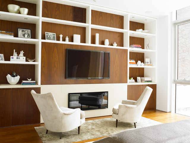 Upper West Side Residence contemporary-vardagsrum