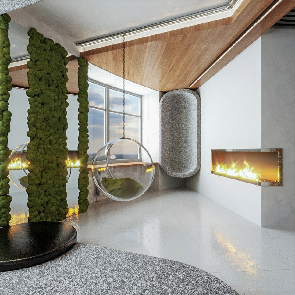 Концепция интерьера пентхауса