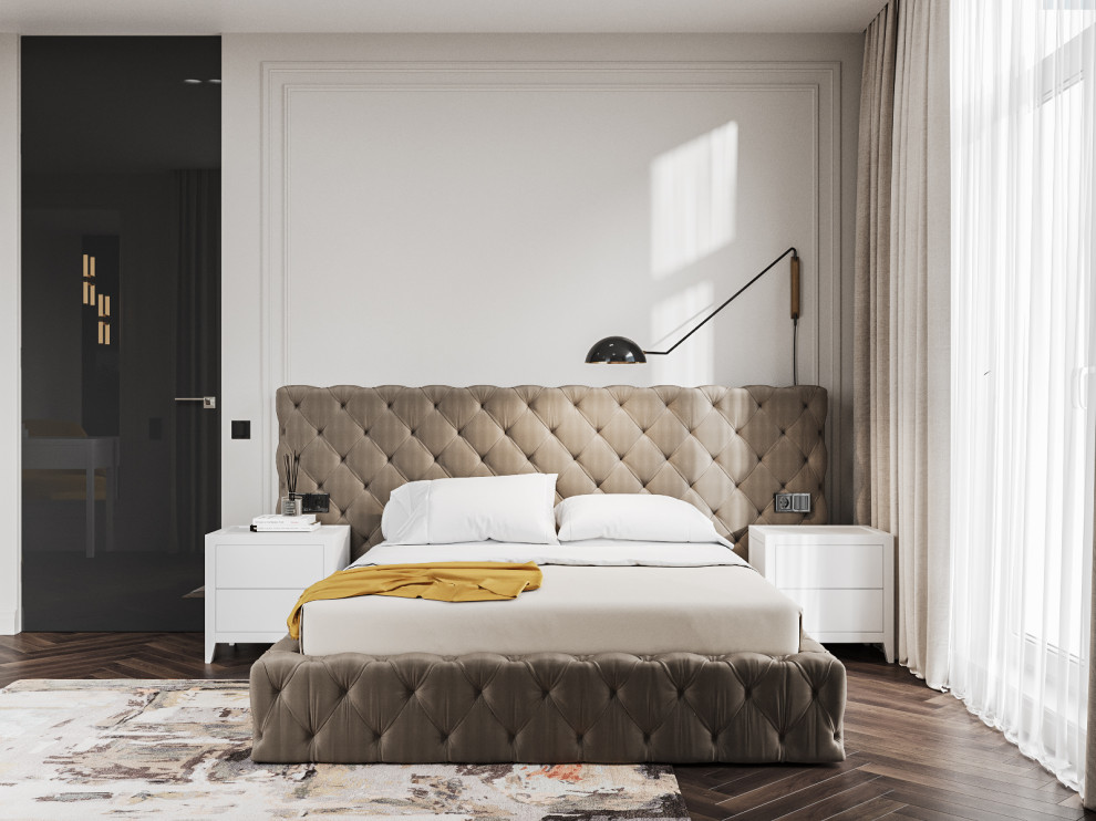 Яркий неоклассический интерьер