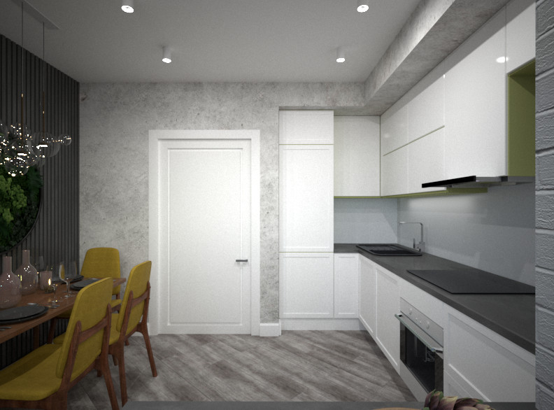 Проект 2-х комнатной квартиры ЖК Комфорт Парк