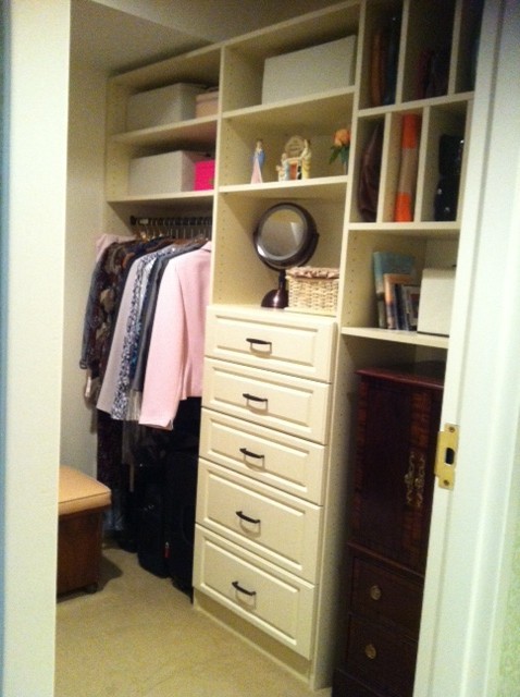 Transitional closet photo in Chicago