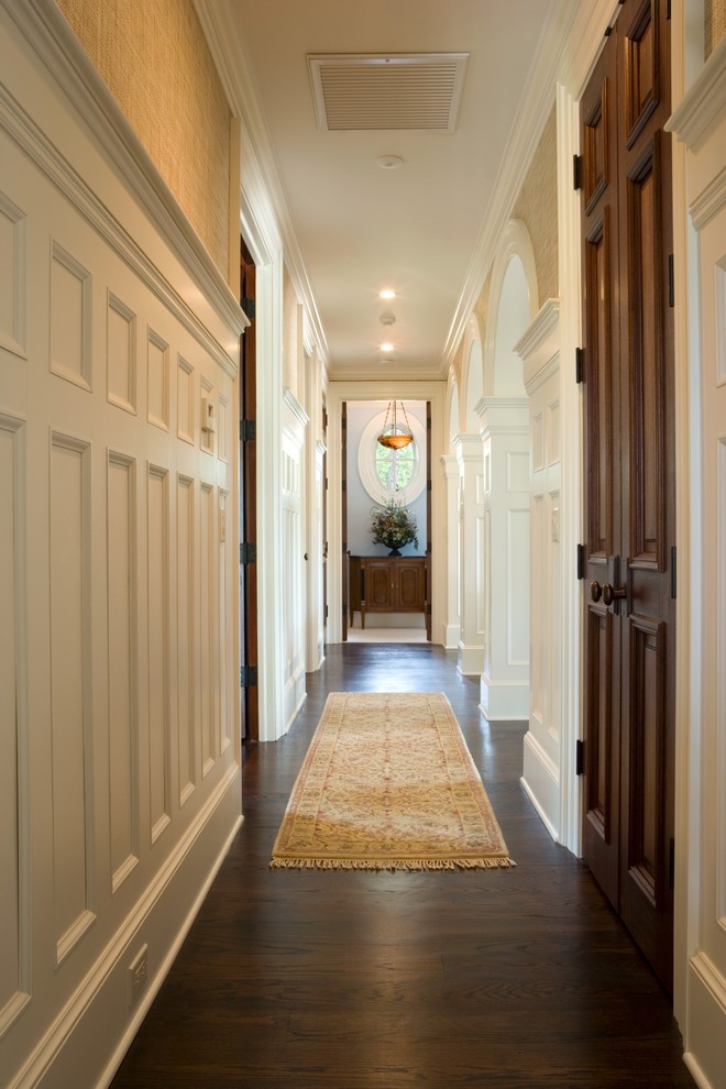 Traditional hallway in Charleston.