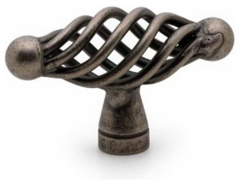 Richelieu Hardware Traditional Metal Knob 55mm Antique English Finish -  Mediterranean - Cabinet And Drawer Knobs - by KnobDeco | Houzz