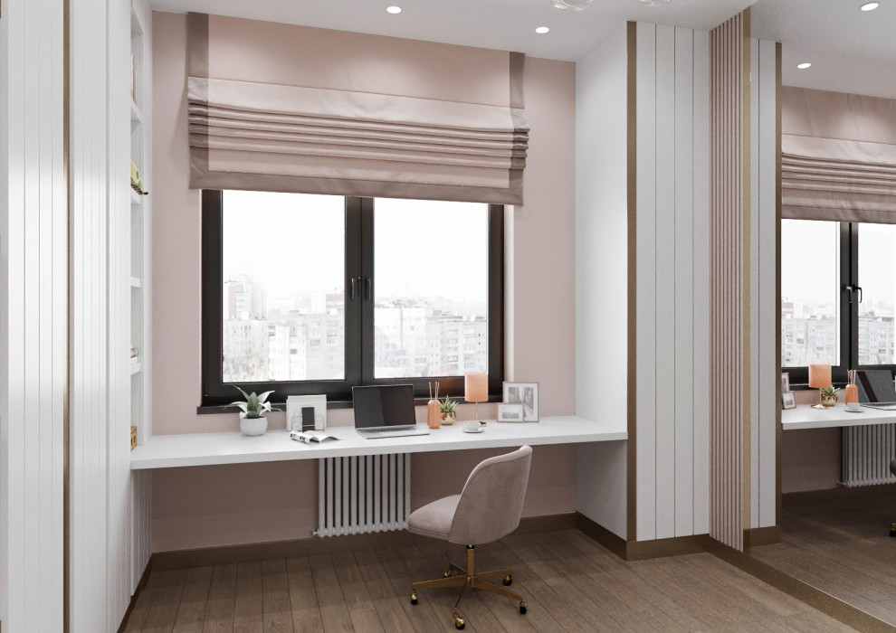 ДЕТСКАЯ ДЛЯ ДЕВОЧКИ В ПУДРОВЫХ ОТТЕНКАХ