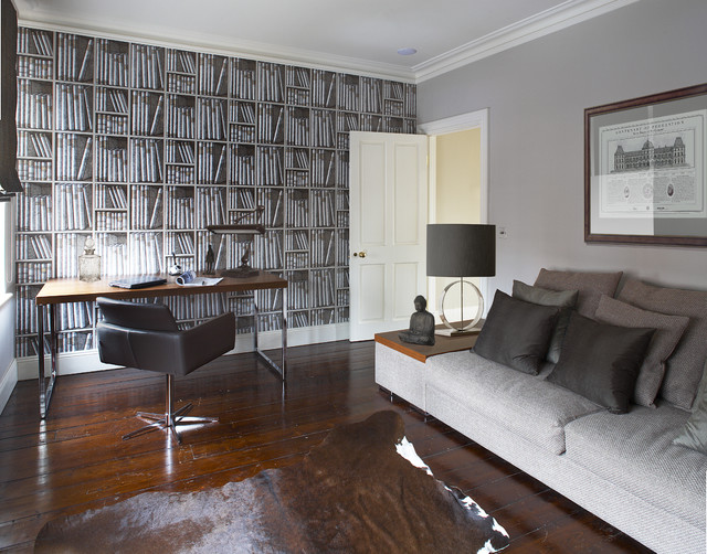 The masculine study trendy-hjemmekontor
